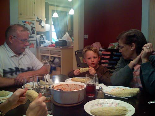 Avery with Corn!