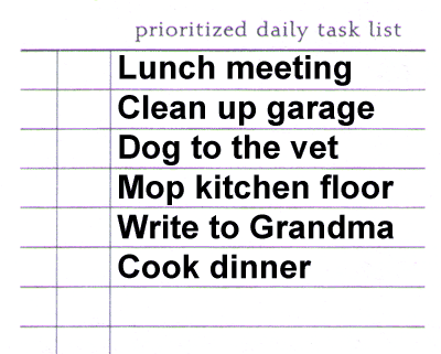 Basic Task List